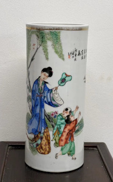 zylindrische Vase